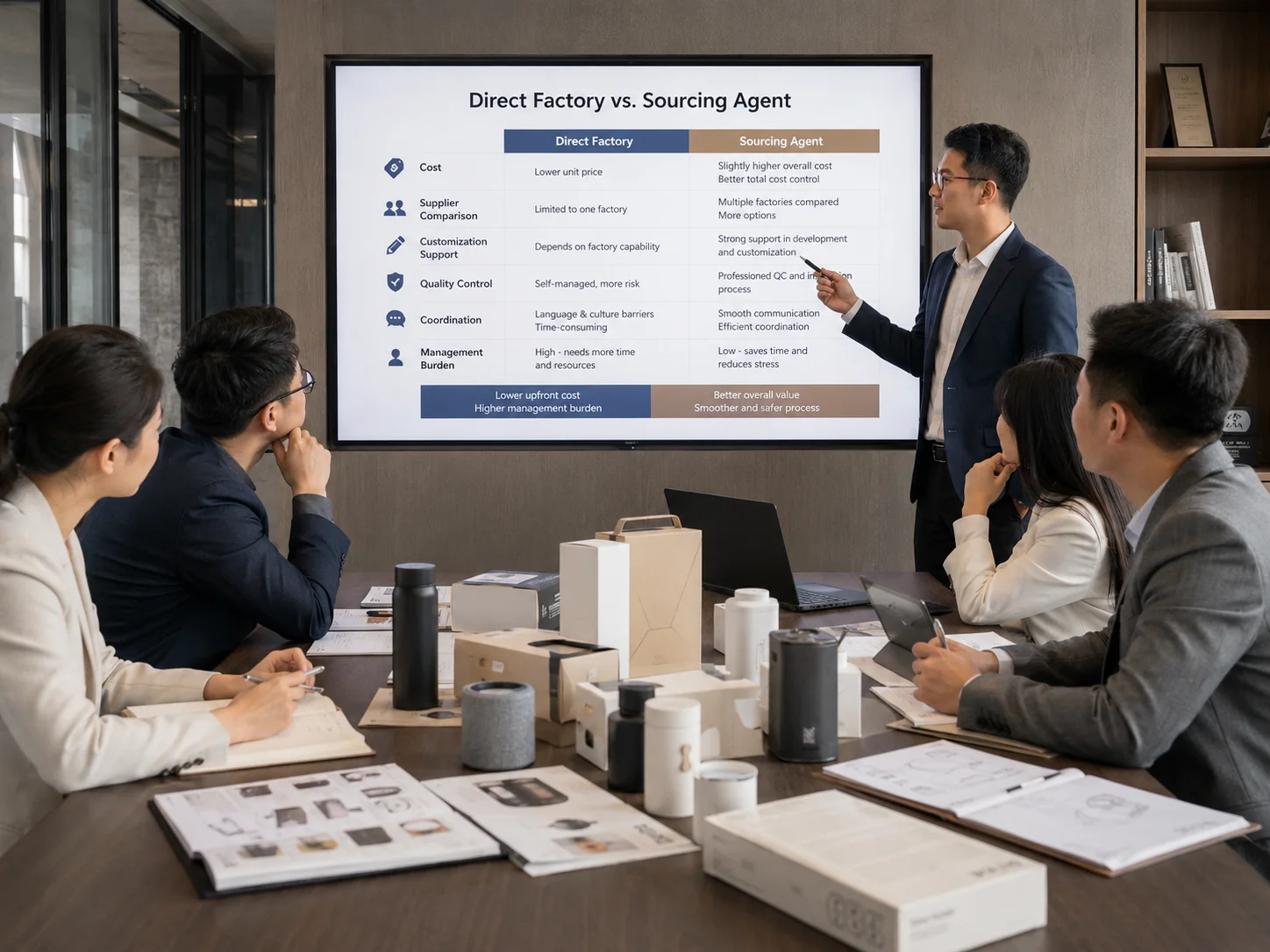 China sourcing agent vs direct factory China sourcing agent vs direct factory