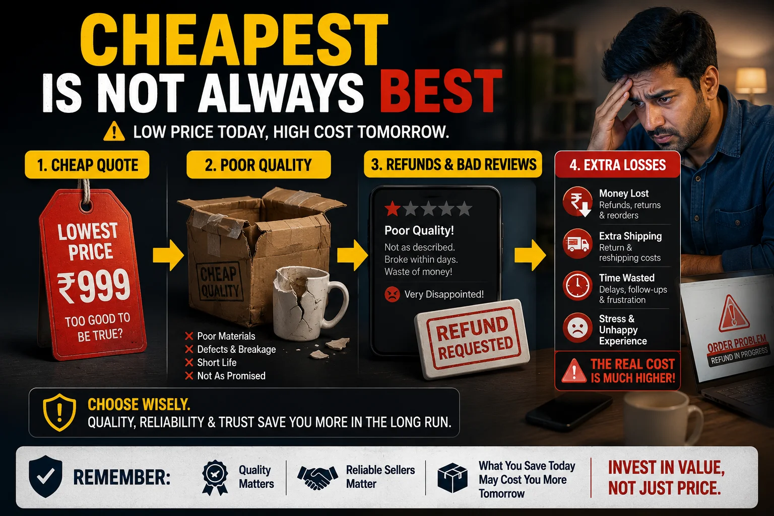 Cheap Quotes Risks cheapest quote is not the best