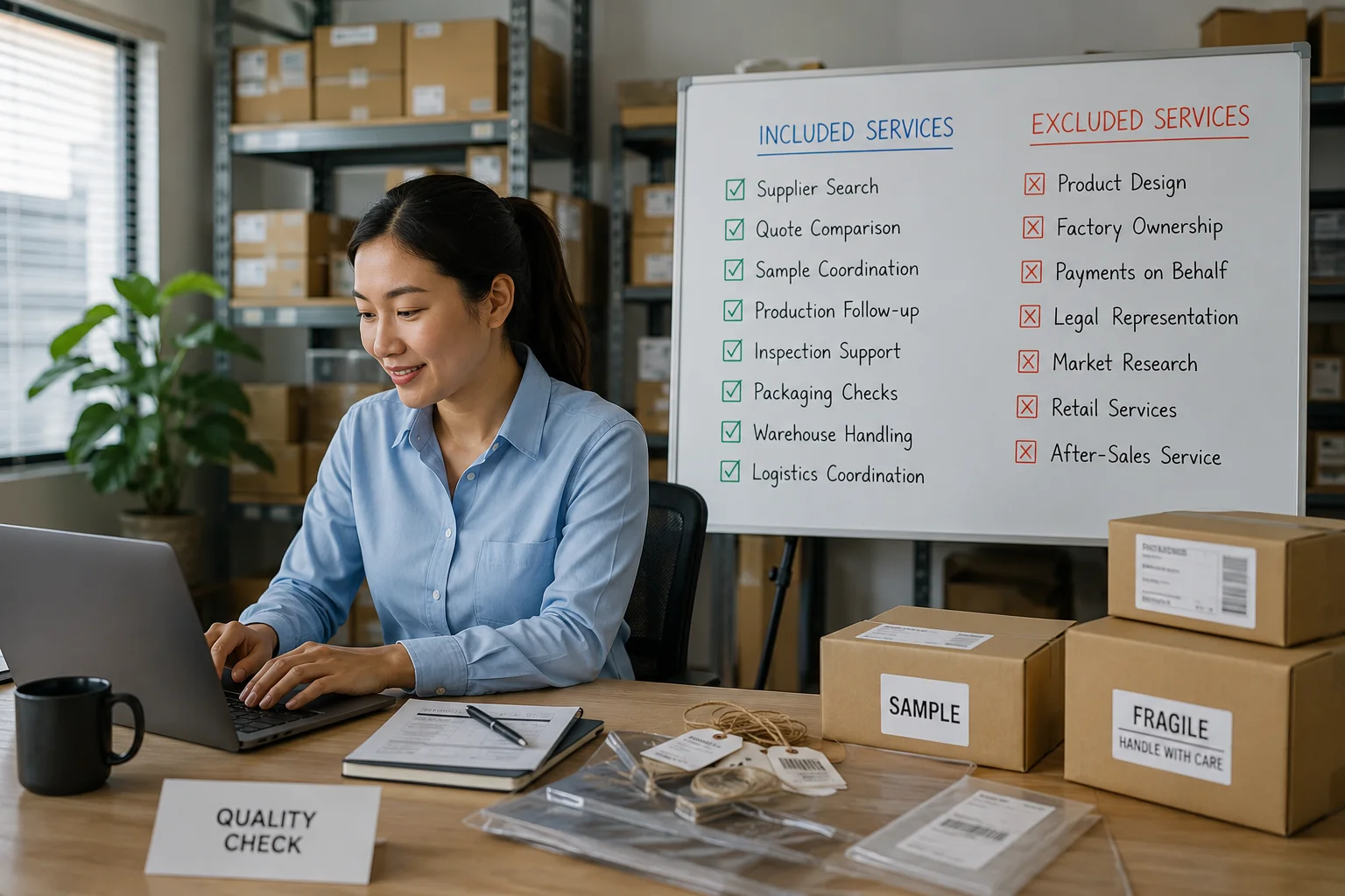 China sourcing agent included services China sourcing agent included services