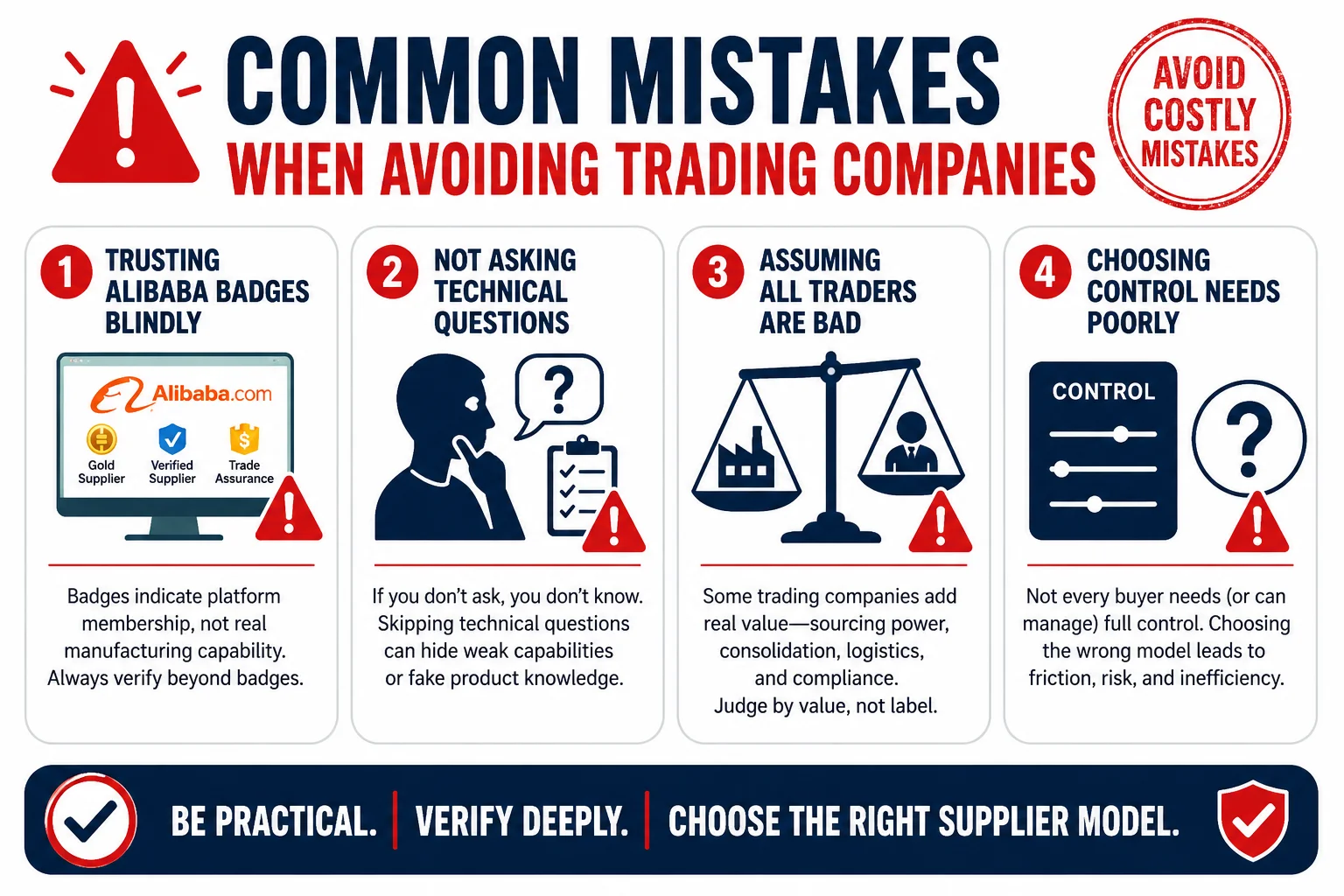 Common Sourcing Mistakes mistakes avoiding trading companies alibaba