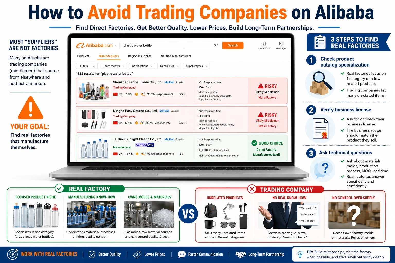 Avoid Trading Companies on Alibaba avoid trading companies alibaba