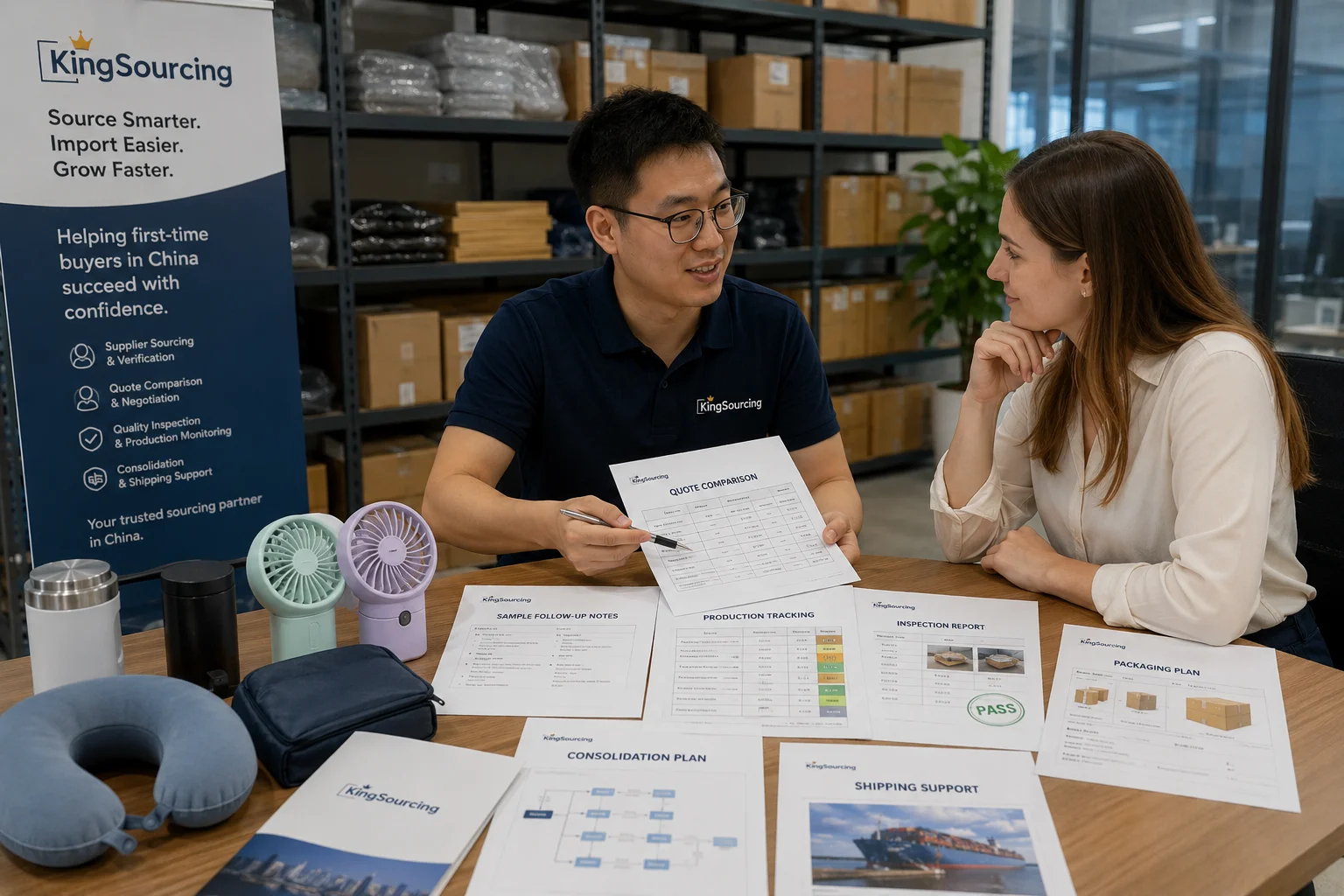 How KingSourcing helps first-time buyers source from China KingSourcing China sourcing agent first-time buyers