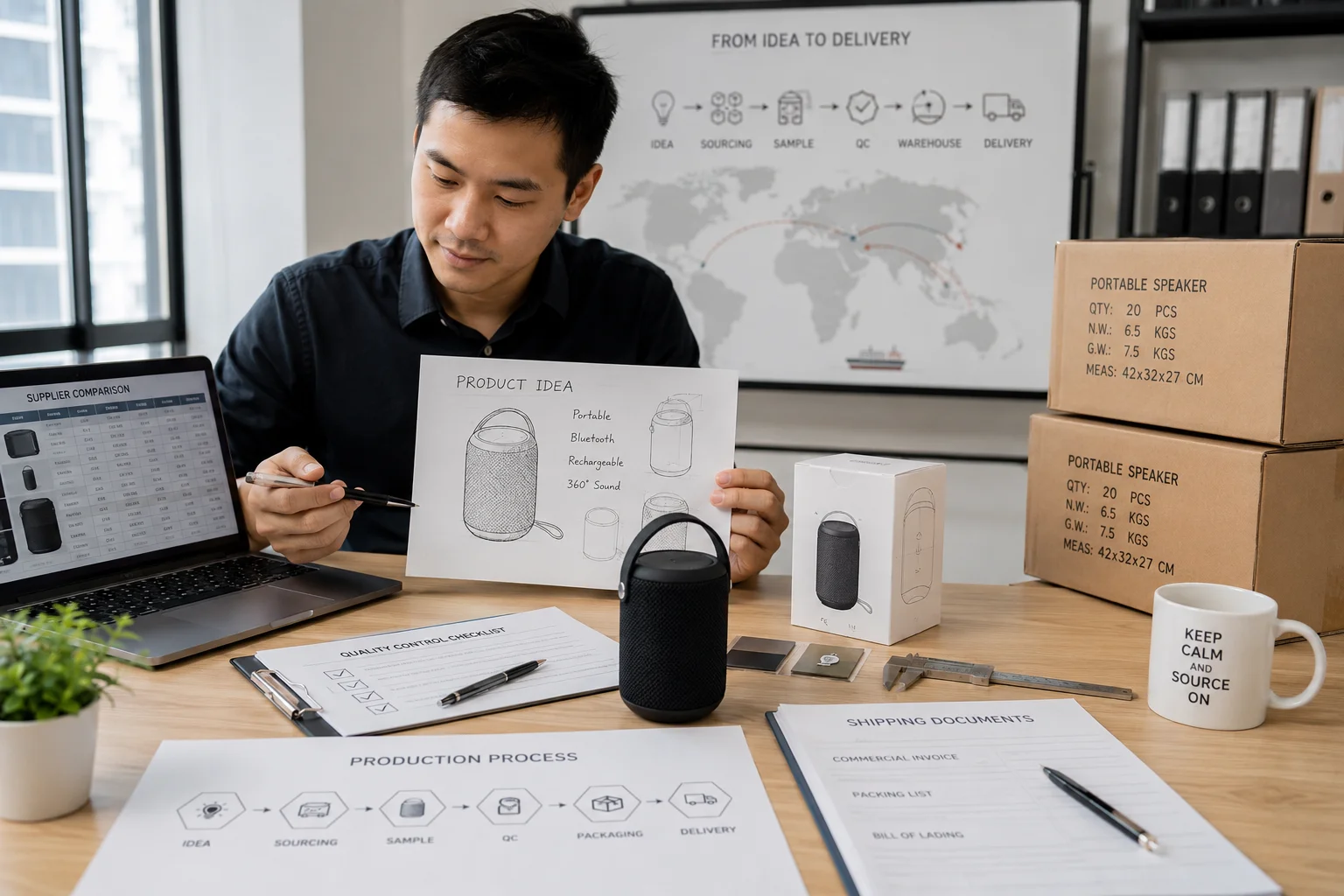 China product sourcing process China product sourcing process from idea to delivery