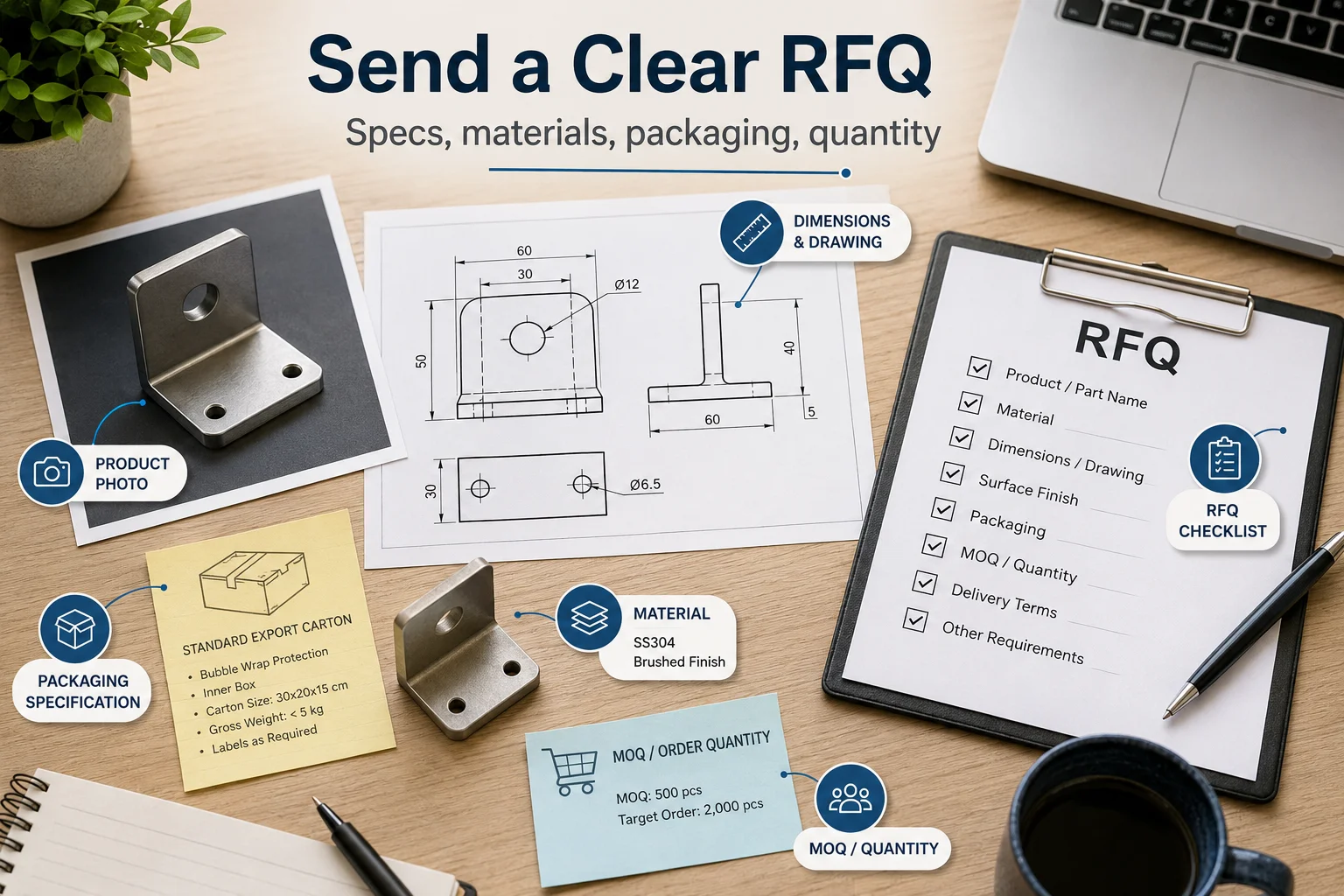 Information for RFQ what information to provide before quotes