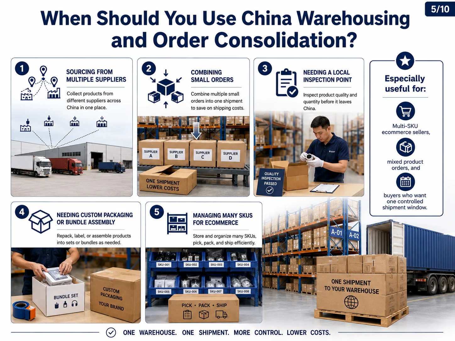 China warehouse storage for ecommerce importers