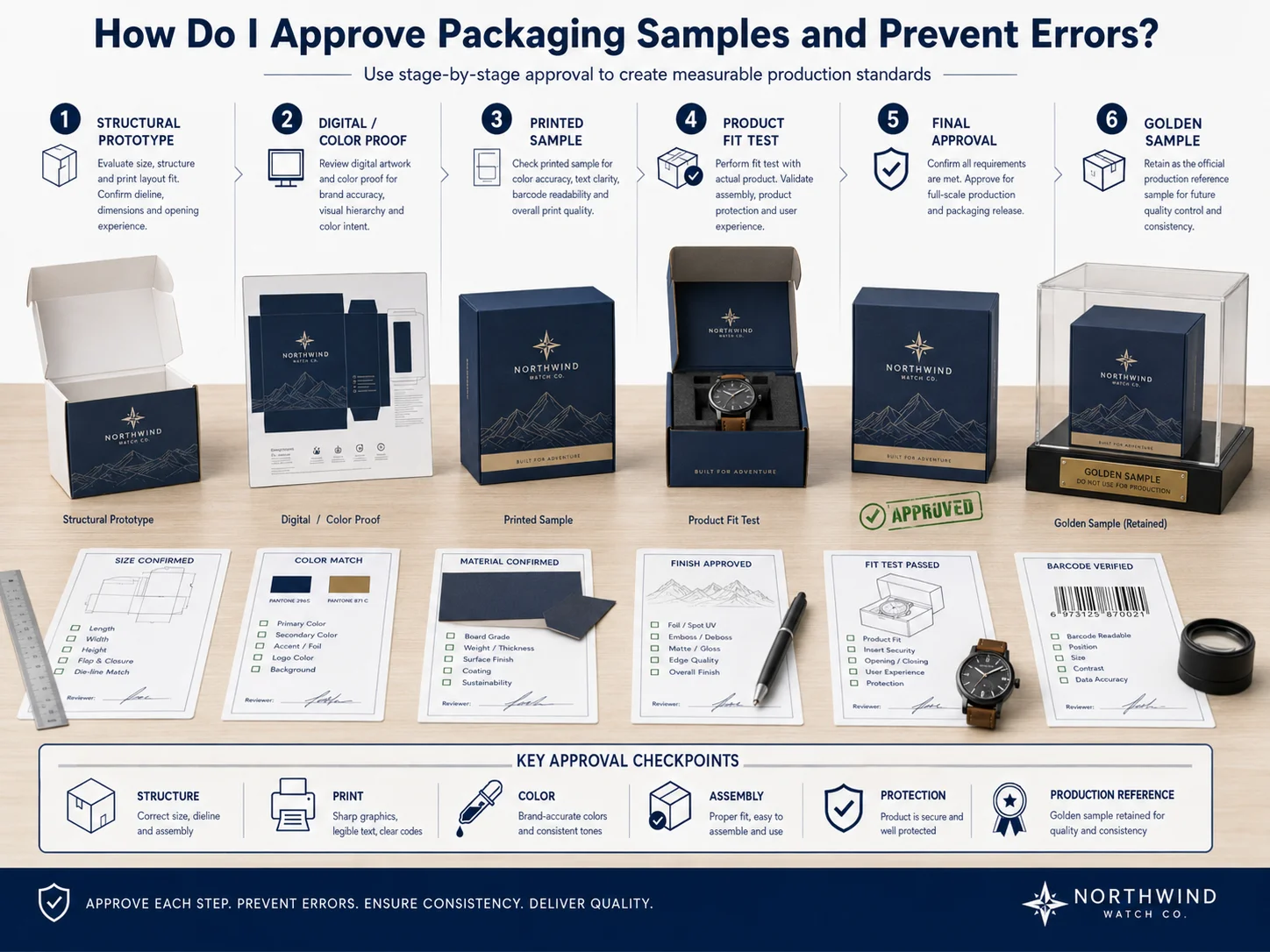 Custom Packaging Sample Approval Custom packaging in China sample approval and golden sample review