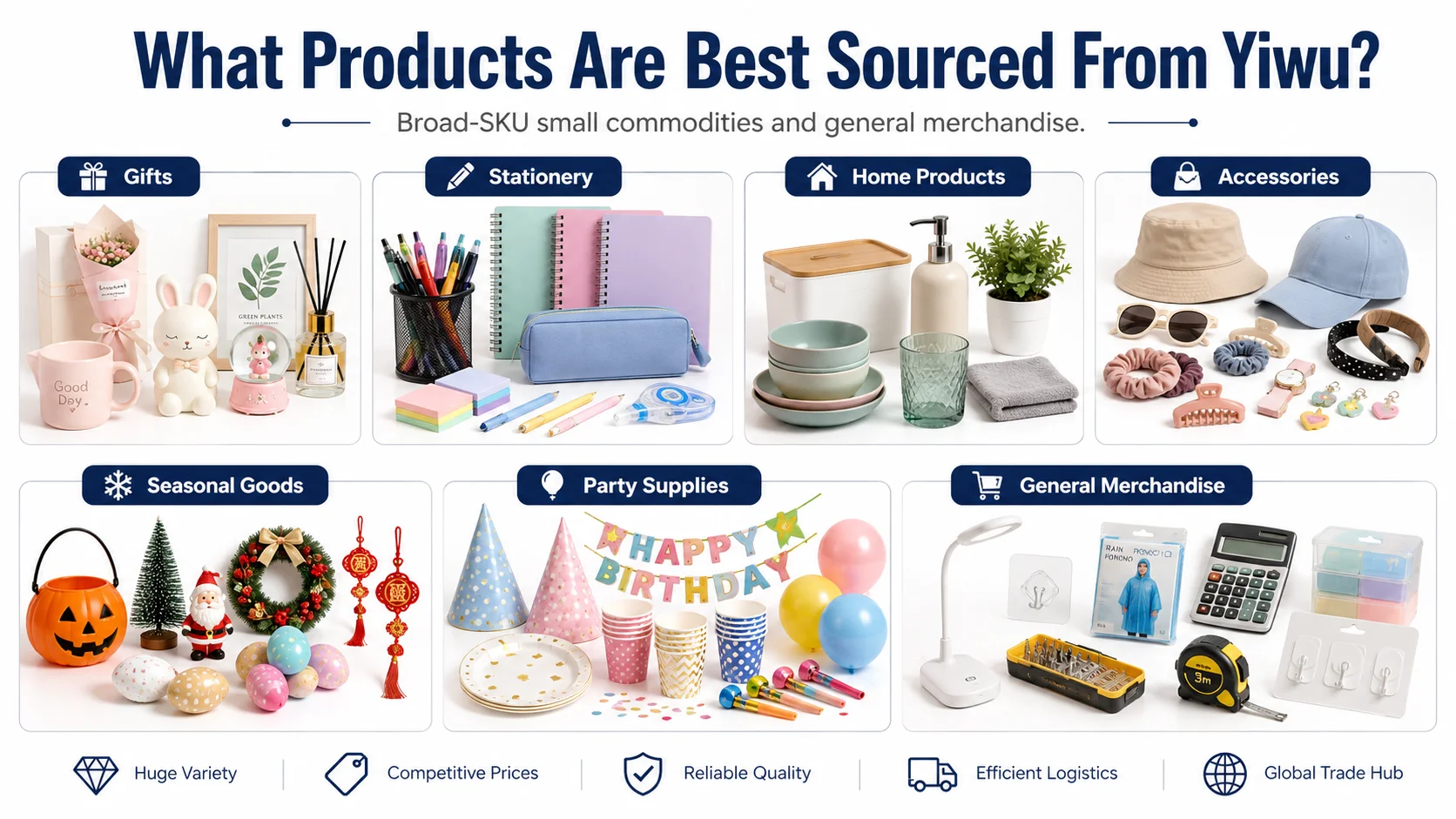 Yiwu sourcing agent sourcing small commodities gifts and home products