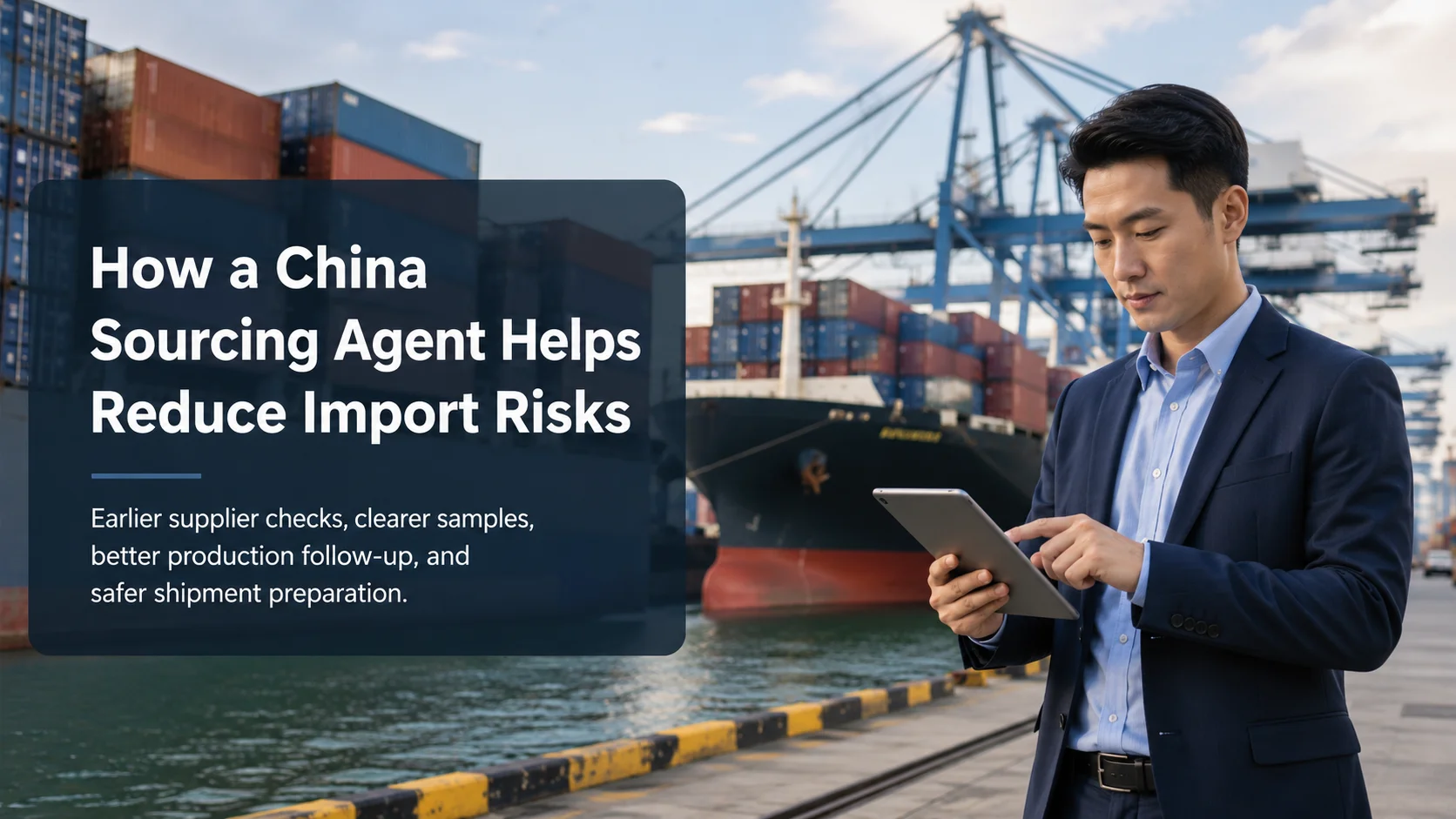 China sourcing agent import risk management China sourcing agent helping reduce import risks through supplier and quality control