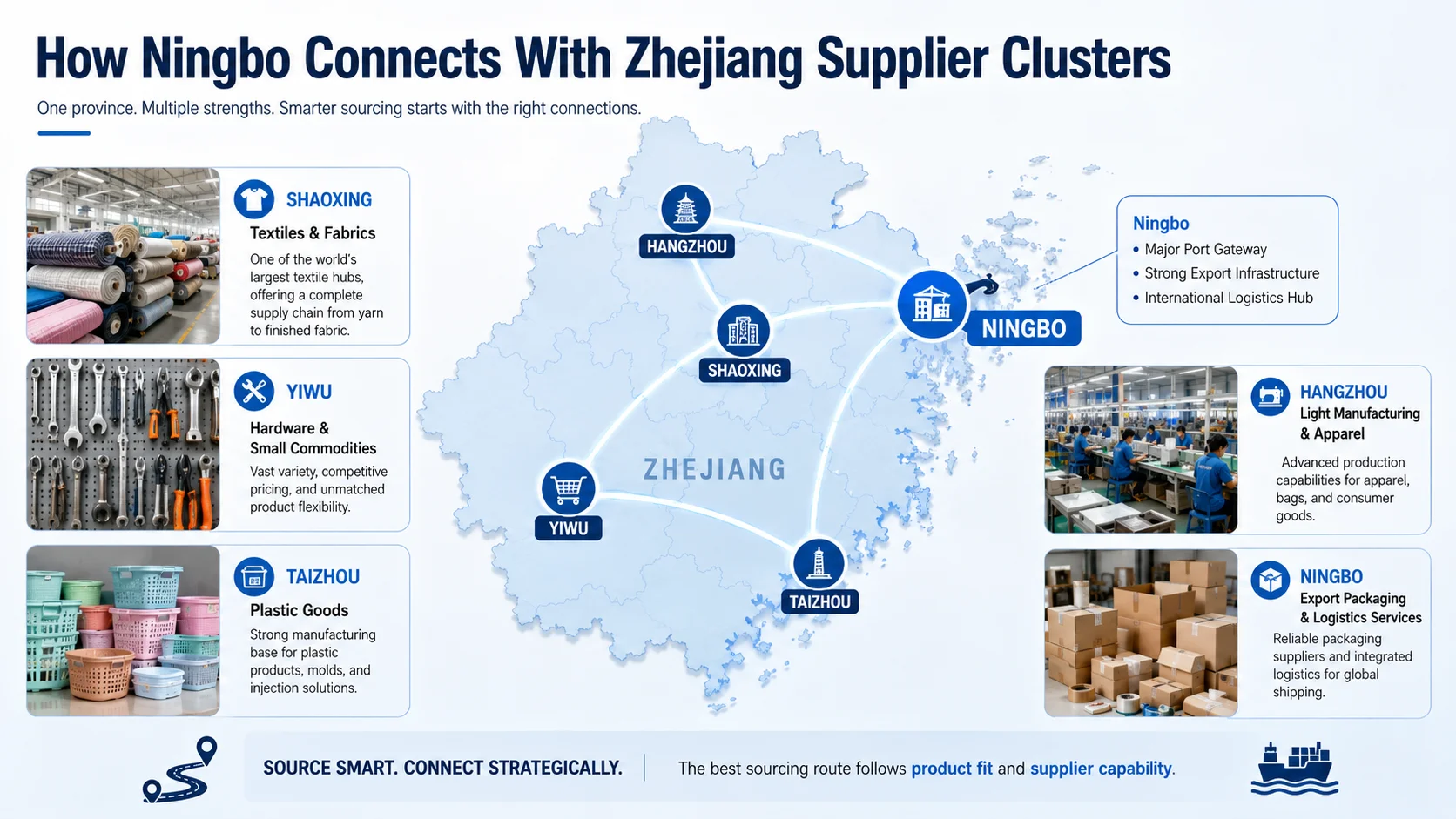 Ningbo sourcing agent connecting Zhejiang supplier network