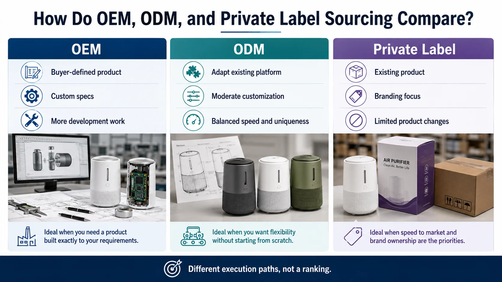 China sourcing agent for custom products comparison table China sourcing agent for custom products OEM ODM private label comparison
