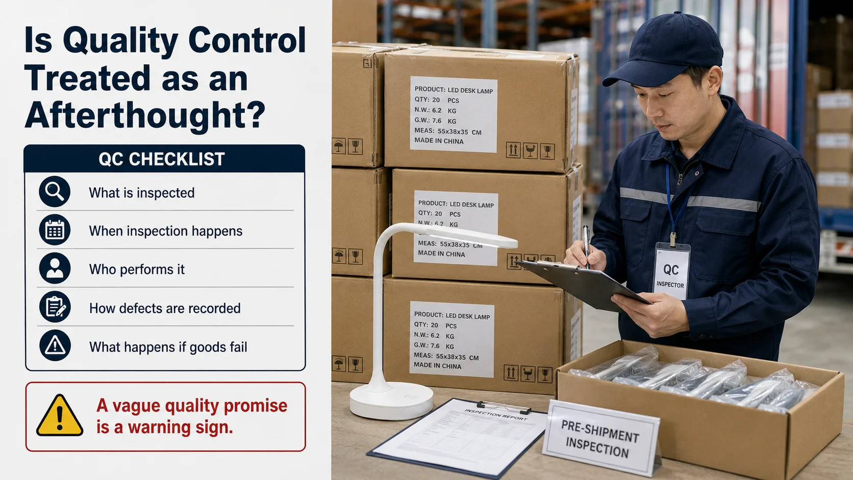 Pre shipment inspection China checklist China sourcing agent quality control and pre shipment inspection China