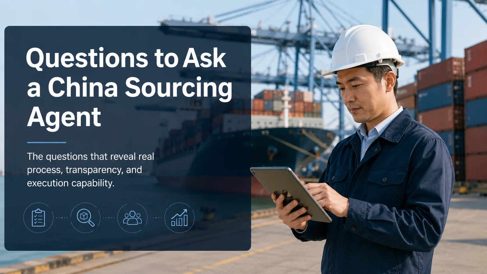 China sourcing agent interview checklist questions to ask a China sourcing agent before hiring