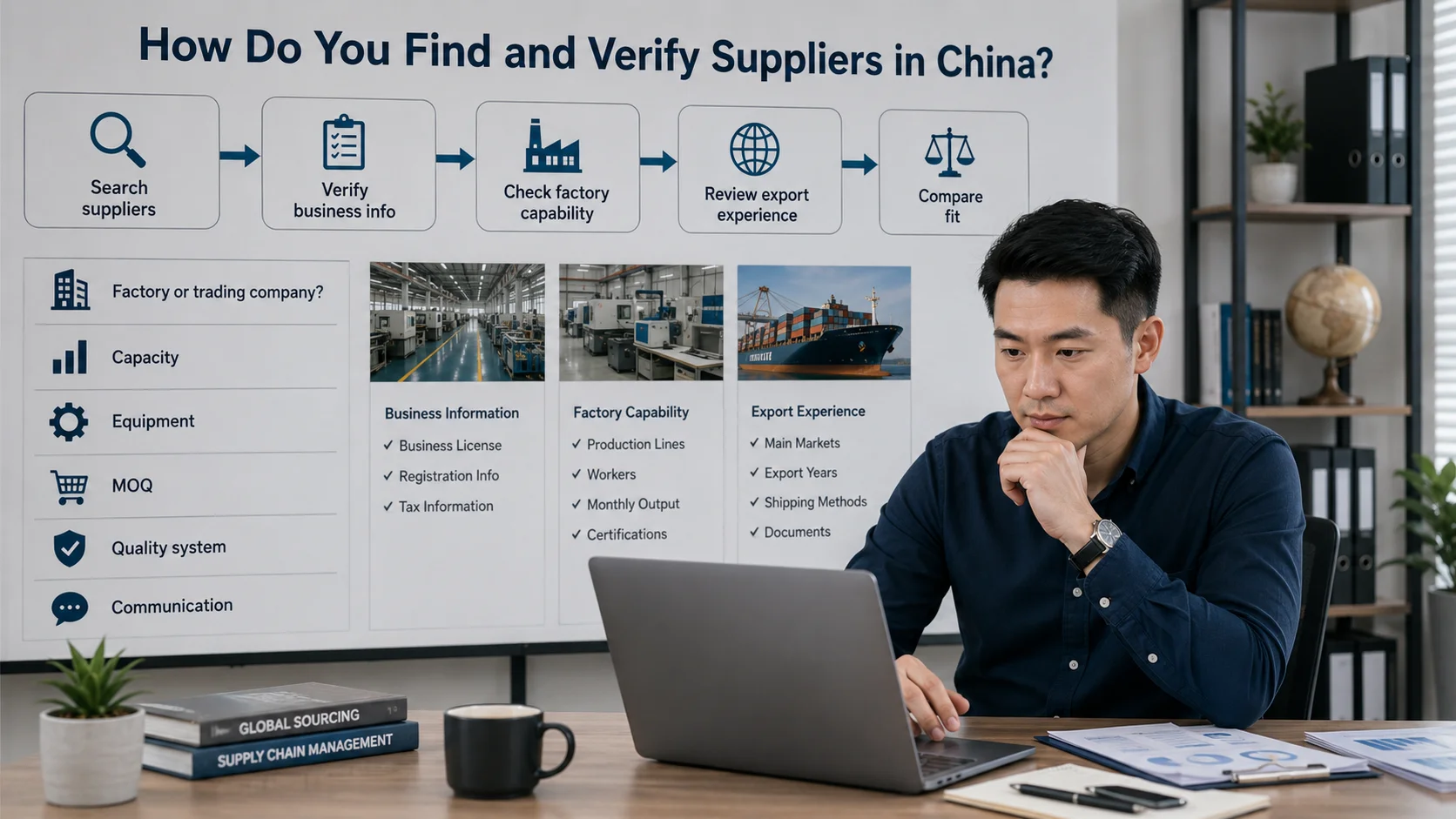 China supplier verification and factory selection China supplier verification process for sourcing agent supplier selection