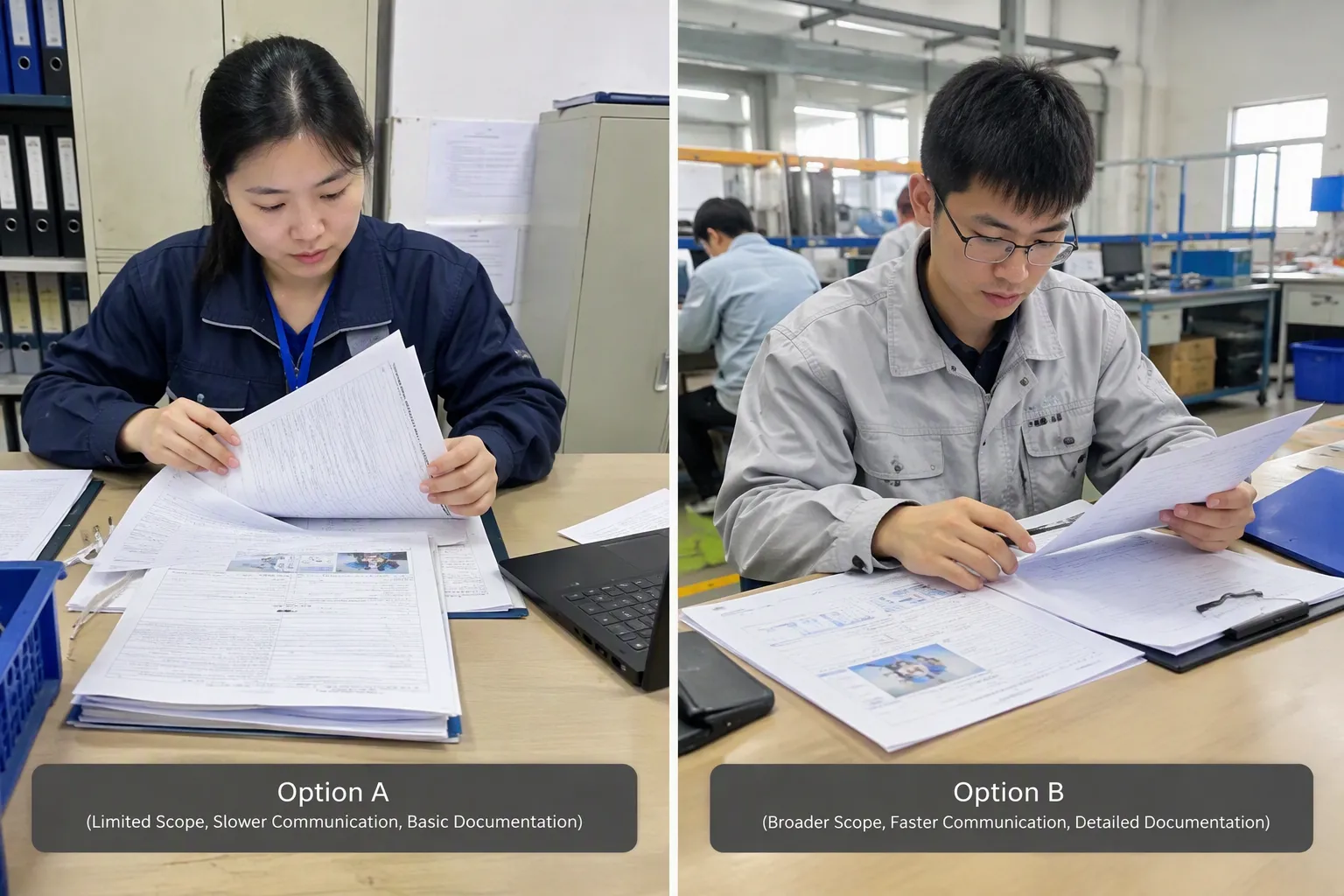 Laboratories on Scope, Communication, and Documentation (from section: Compare Laboratories on Scope, Communication, and