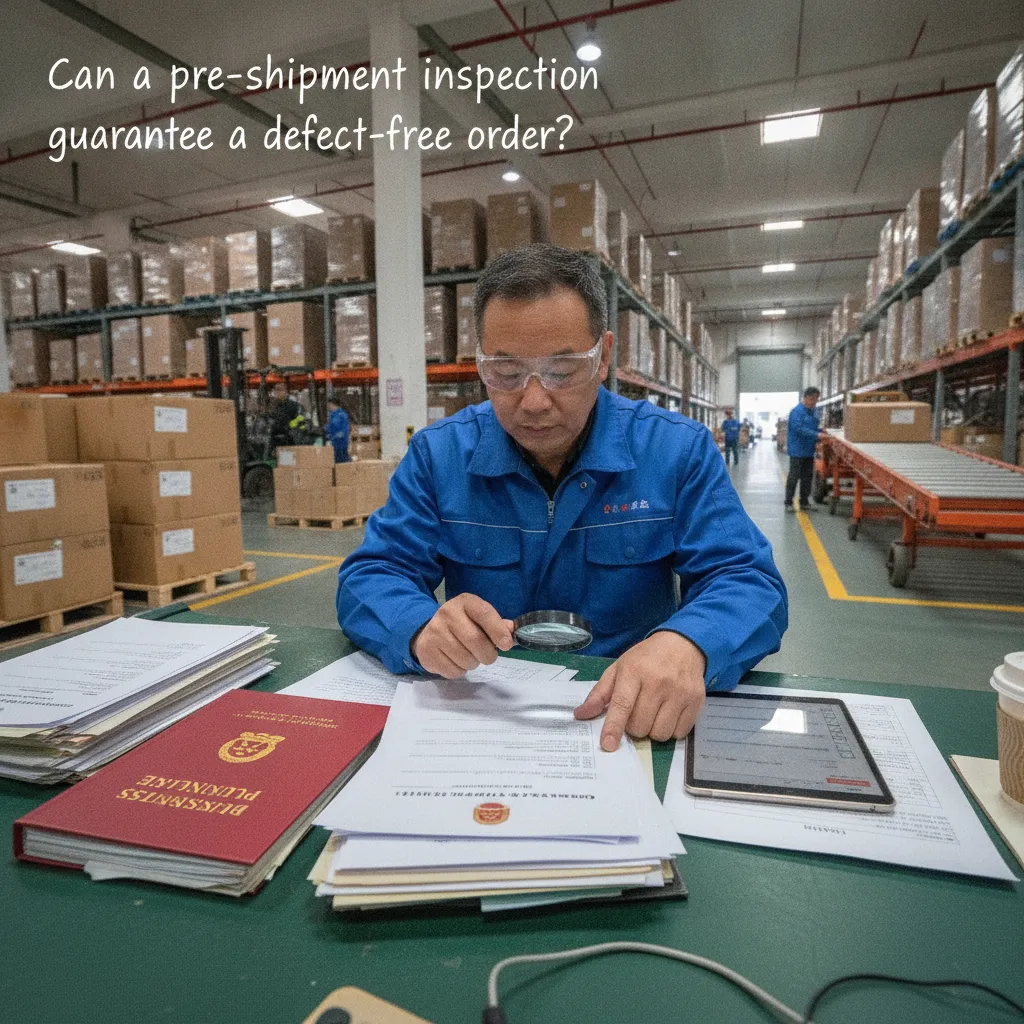 Can a pre-shipment inspection guarantee a defect-free order (from section: Can a pre-shipment inspection guarantee a def