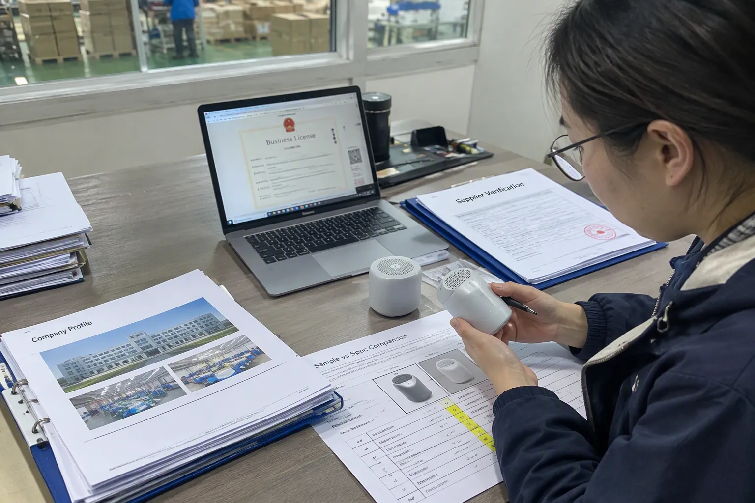 Can a sourcing agent check a supplier sample before I visit China (from section: Can a sourcing agent check a supplier s