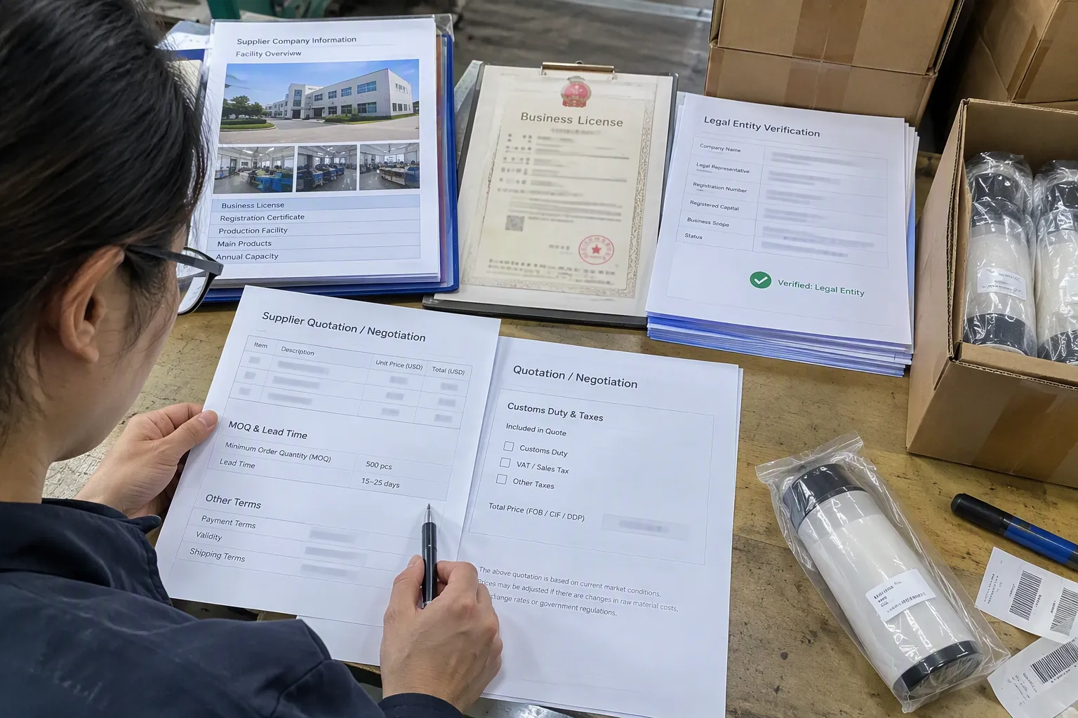 Do supplier quotations include customs duty and taxes (from section: Do supplier quotations include customs duty and tax