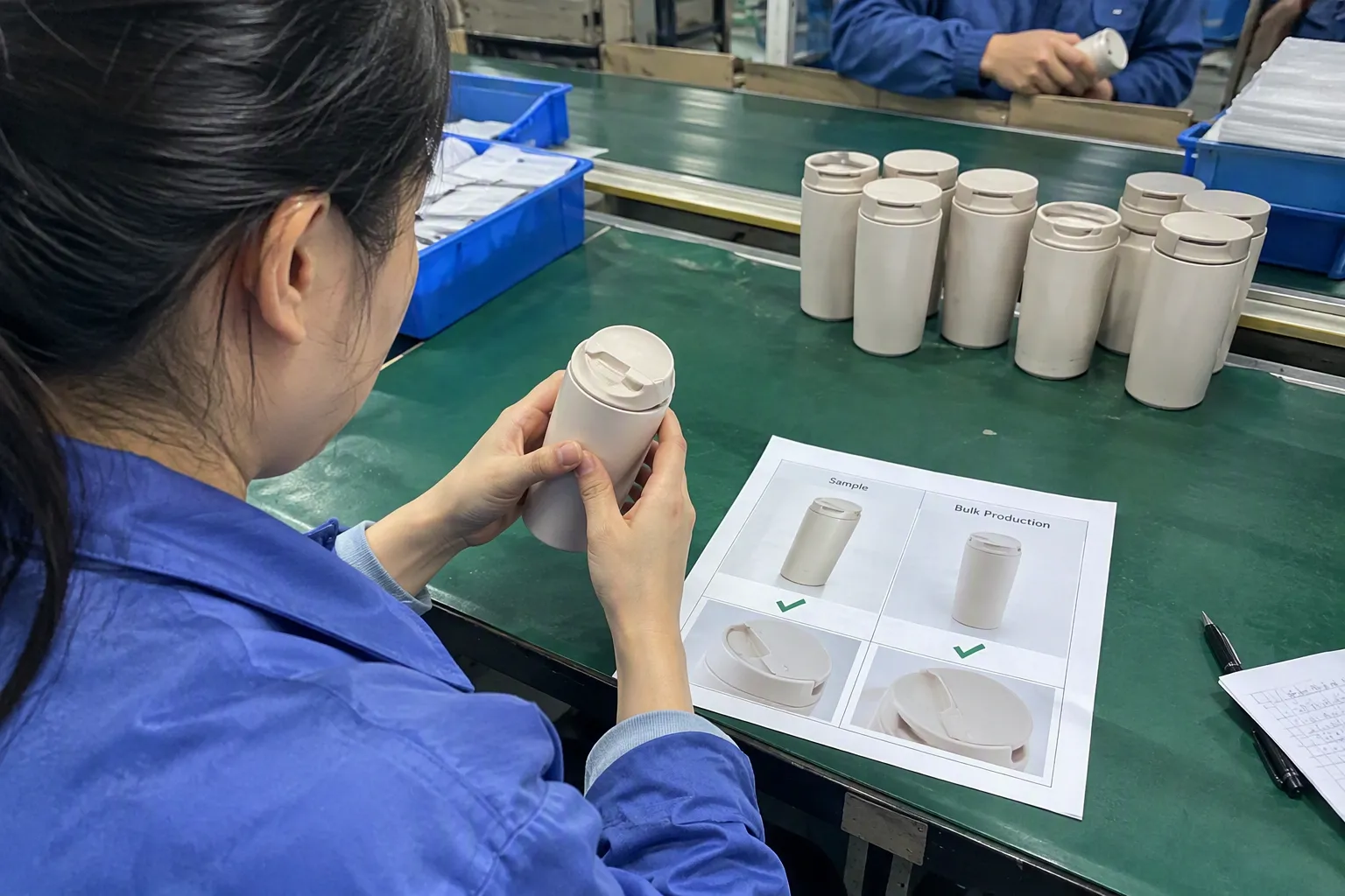 Should bulk production match the approved sample exactly (from section: Should bulk production match the approved sample