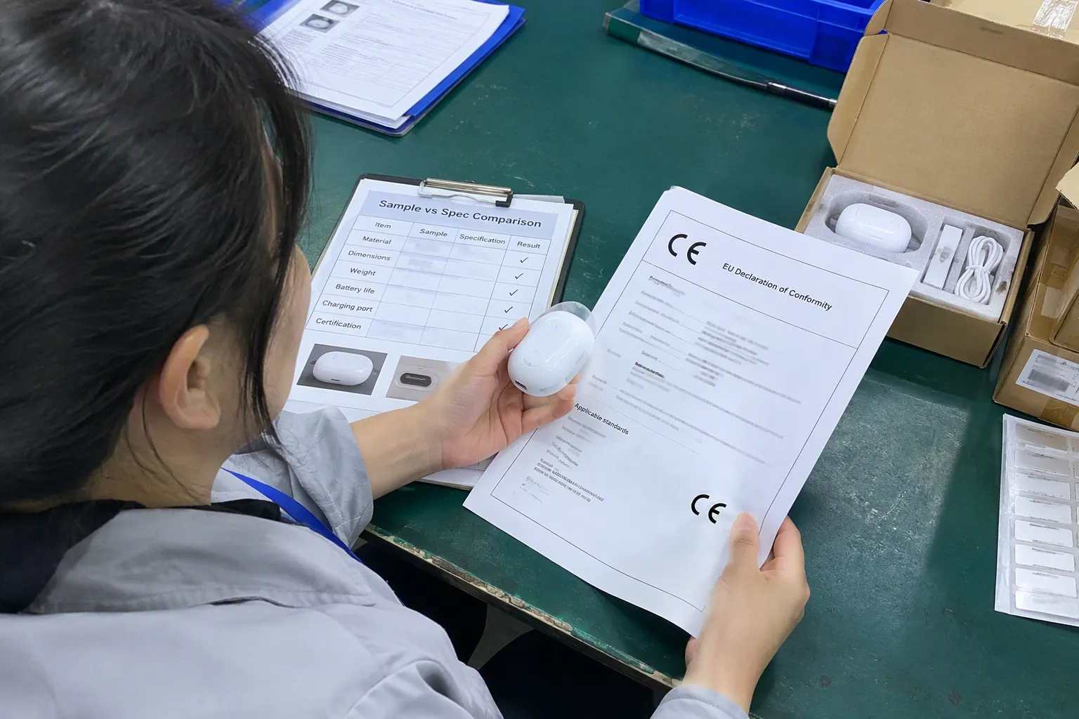 Can a sourcing agent verify product certifications during sample checking (from section: Can a sourcing agent verify pro