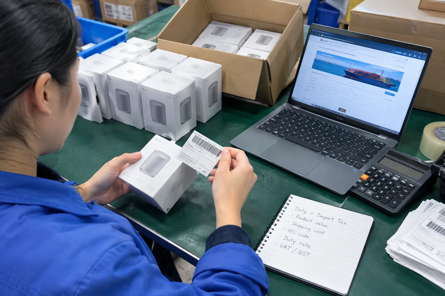 Can I estimate duty and import tax before ordering from China (from section: Can I estimate duty and import tax before o